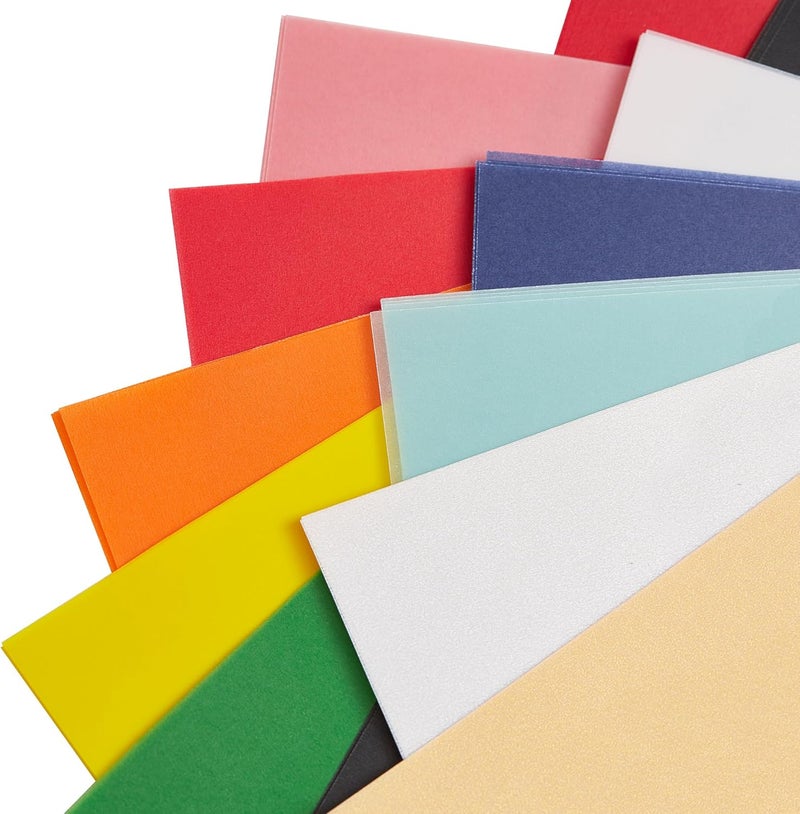 PENPRIS 60 Sheets Colorful Vellum Paper Translucent Tracing Paper - 12 Colors 8.5 x 11in 100GSM Printable Art Paper for DIY Invitations Greeting Cards Birthday Party Decor Gift Wrapping PAP02MX - Image 3